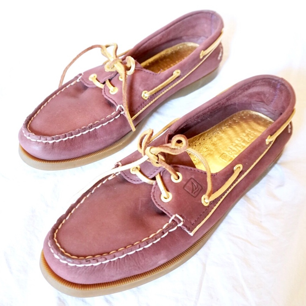 Sperry’s women’s purple gold size 10 top slider